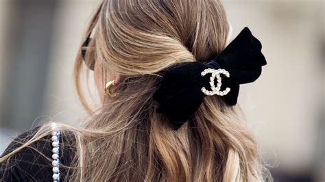 chanel sunglasses bow tie|Chanel Hair Accessories .